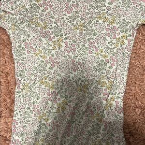 Milkberry Bamboo Baby Girl Floral Onsie with Zipper